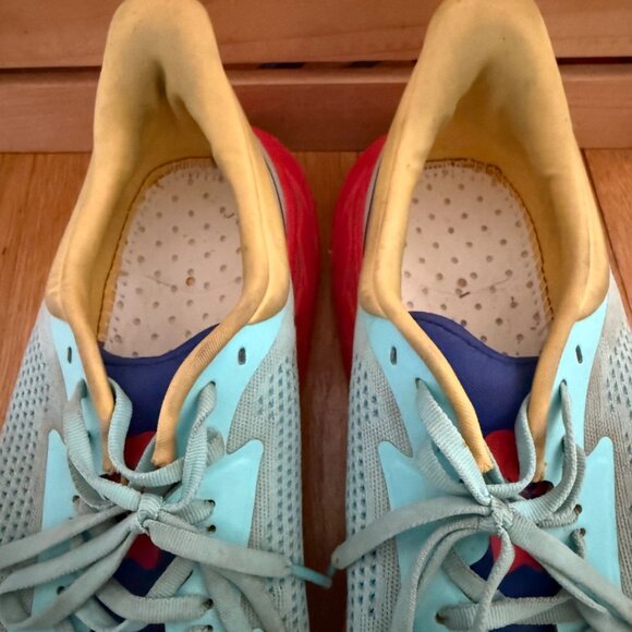 HOKA One One Size 12D Men's Cosmic Gray Tomato Arahi 7 Running Shoes Comfort - Picture 9 of 16